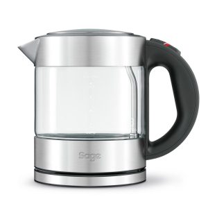 Sage Wasserkocher Compact Kettle Pure 1 l, Silber/Transparent