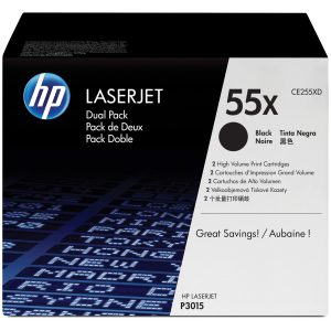 HP Toner Nr. 55X (CE255XD) Black (2er-Pack)