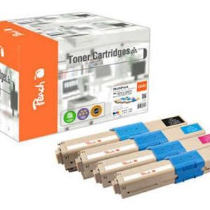 Peach Toner OKI 4650871x Magenta/Yellow/Black/Cyan