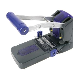 Rapesco Locher P2200 2-fach, 150 Blatt, Schwarz-Violett