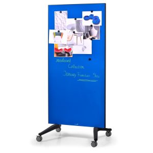 Legamaster Magnethaftendes Glassboard 175 cm x 95 cm, Blau