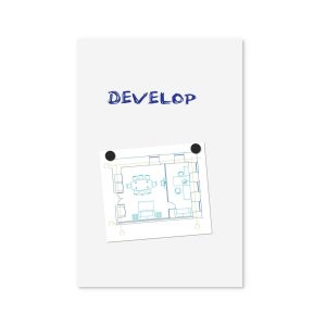 Legamaster Magnethaftendes Whiteboard Board-Up 75 cm x 50 cm, Weiss