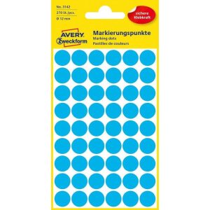 Avery Zweckform Klebepunkte 12 mm Blau