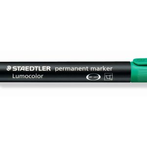 Staedtler Permanent-Marker Lumocolor 350 Grün, permanent