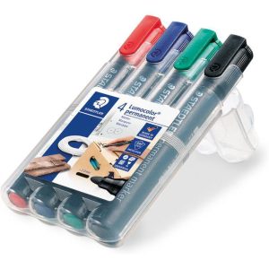 Staedtler Permanent-Marker Lumocolor 352 4er-Set, permanent