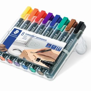 Staedtler Permanent-Marker Lumocolor 350 8er-Set, permanent