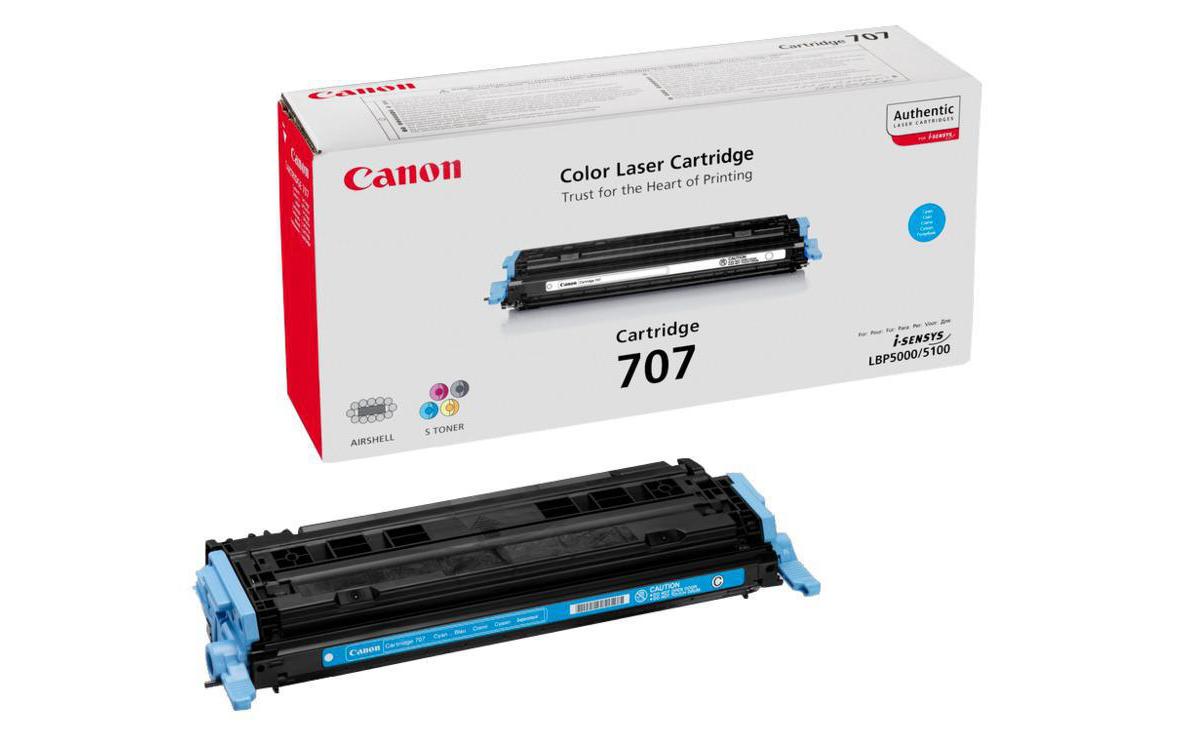 Canon Toner 707 / 9423A004 Cyan