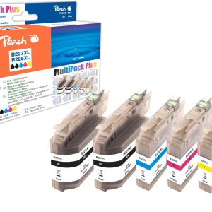 Peach Tintenset Brother LC-227XL / LC-225XL C, M, Y, 2x BK