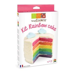 ScrapCooking Lebensmittelfarben-Set Regenbogen Cake 4 Stück