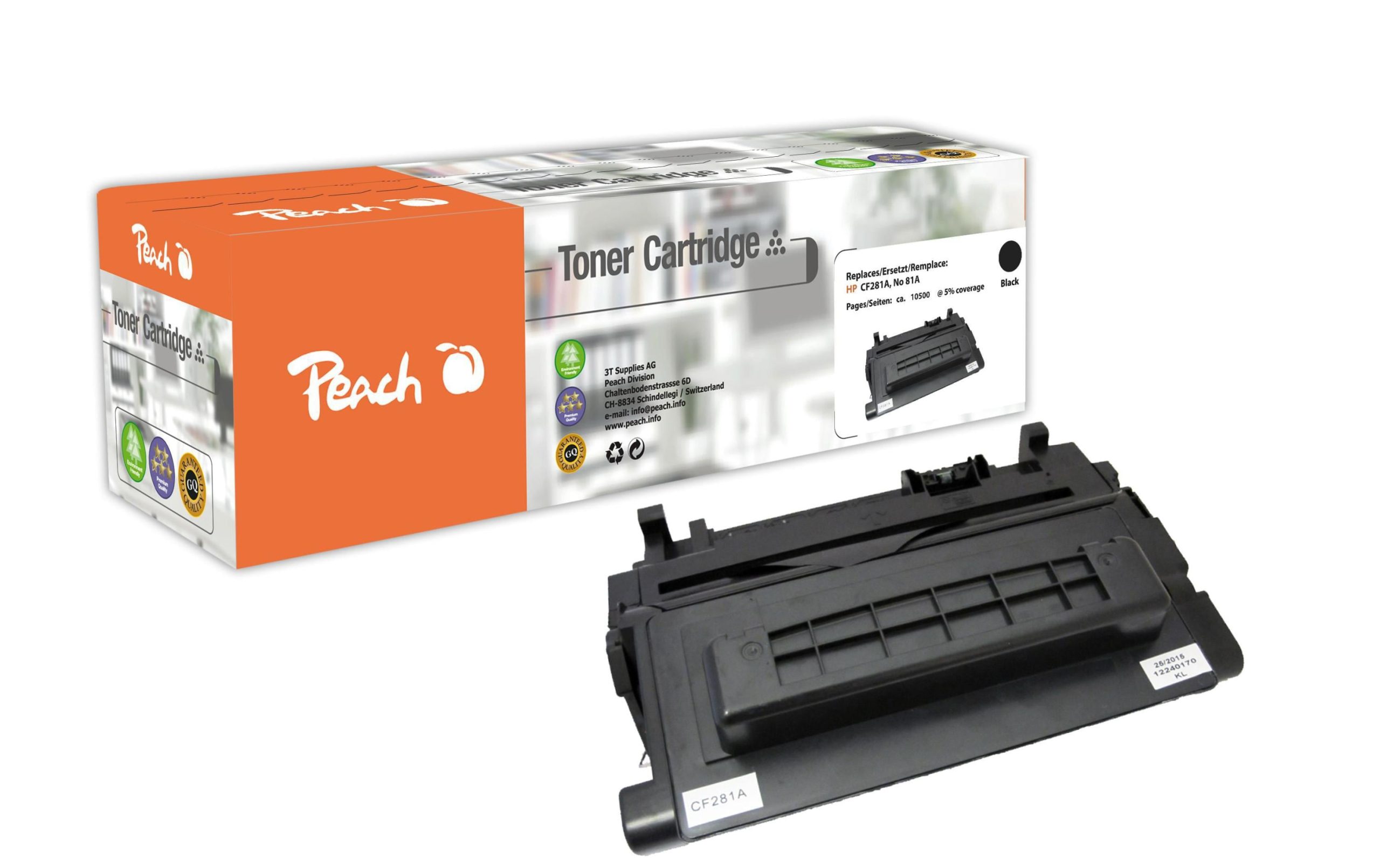 Peach Toner HP Nr. 81A (CF281A) Black