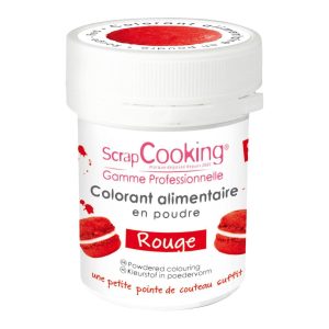 ScrapCooking Lebensmittelfarbenpulver Rot
