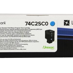 Lexmark Toner 74C2SC0 Cyan