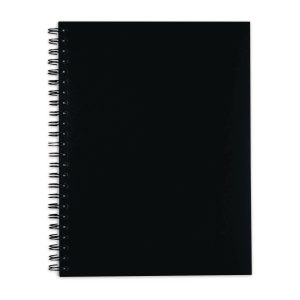 ELCO Collegeblock A5 5 mm kariert Schwarz, 1 Stück