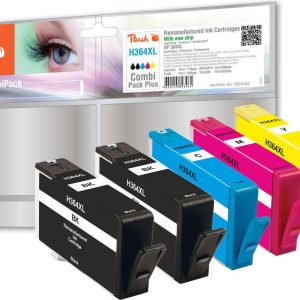 Peach Tintenset HP Nr. 364XL Multipack+ C, M, Y, 2x BK