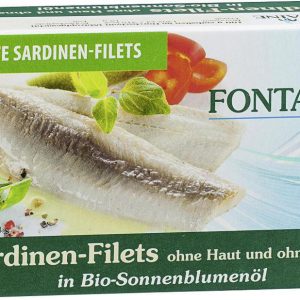 Fontaine Konserven Sardinen-Filets in Sonnenblumenöl 120 g