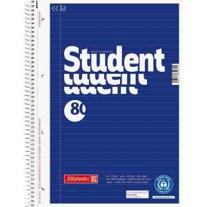 Brunnen Collegeblock A4 Recycling A4, Liniert, 80 Blatt