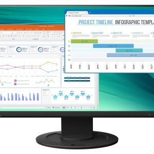 EIZO Monitor EV2460-Swiss Edition Schwarz