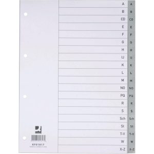 CONNECT Register A4, A-Z