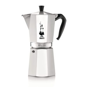 Bialetti Espressokocher Moka Express 18 Tassen, Silber
