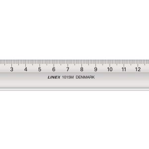 Linex Lineal mit Tuschekante, 15 cm