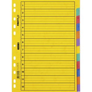 Brunnen Register A4 Fact Plus 1-12