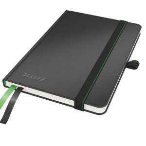 Leitz Notizbuch A6, Liniert, Schwarz