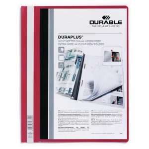 DURABLE Schnellhefter Duraplus Rot