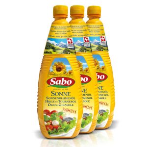 Sabo Sonnenblumenöl raffiniert Sonne 3 x 1 l