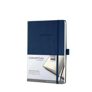Sigel Notizbuch Conceptum A5, Liniert, Blau