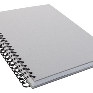 Sigel Notizbuch A4, Verschiedene Lineaturen, Grau