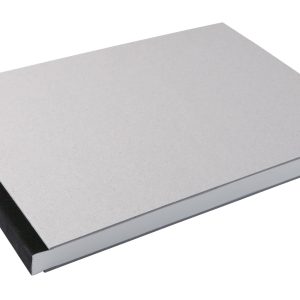 Sigel Notizbuch A4, Blanko, Schwarz