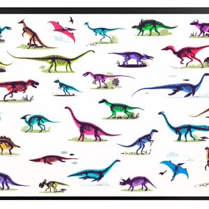 Kolma Schreibunterlage Undercover Poster Dinosaurier, 50 x 34 cm
