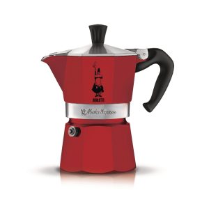 Bialetti Espressokocher Moka Express 6 Tassen, Rot