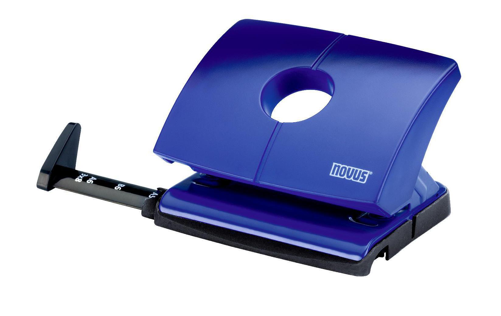 Novus Locher B 216 16 Blatt, Blau