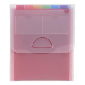 Exacompta Fächermappe Crystal A4 vertikal, Transparent