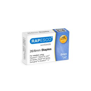 Rapesco Heftklammer 26/6 mm 1000 Stück