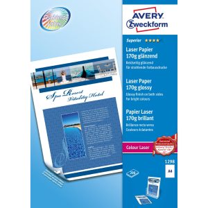 Avery Zweckform Fotopapier Colour Laser A4 170 g/m² 150 Stück