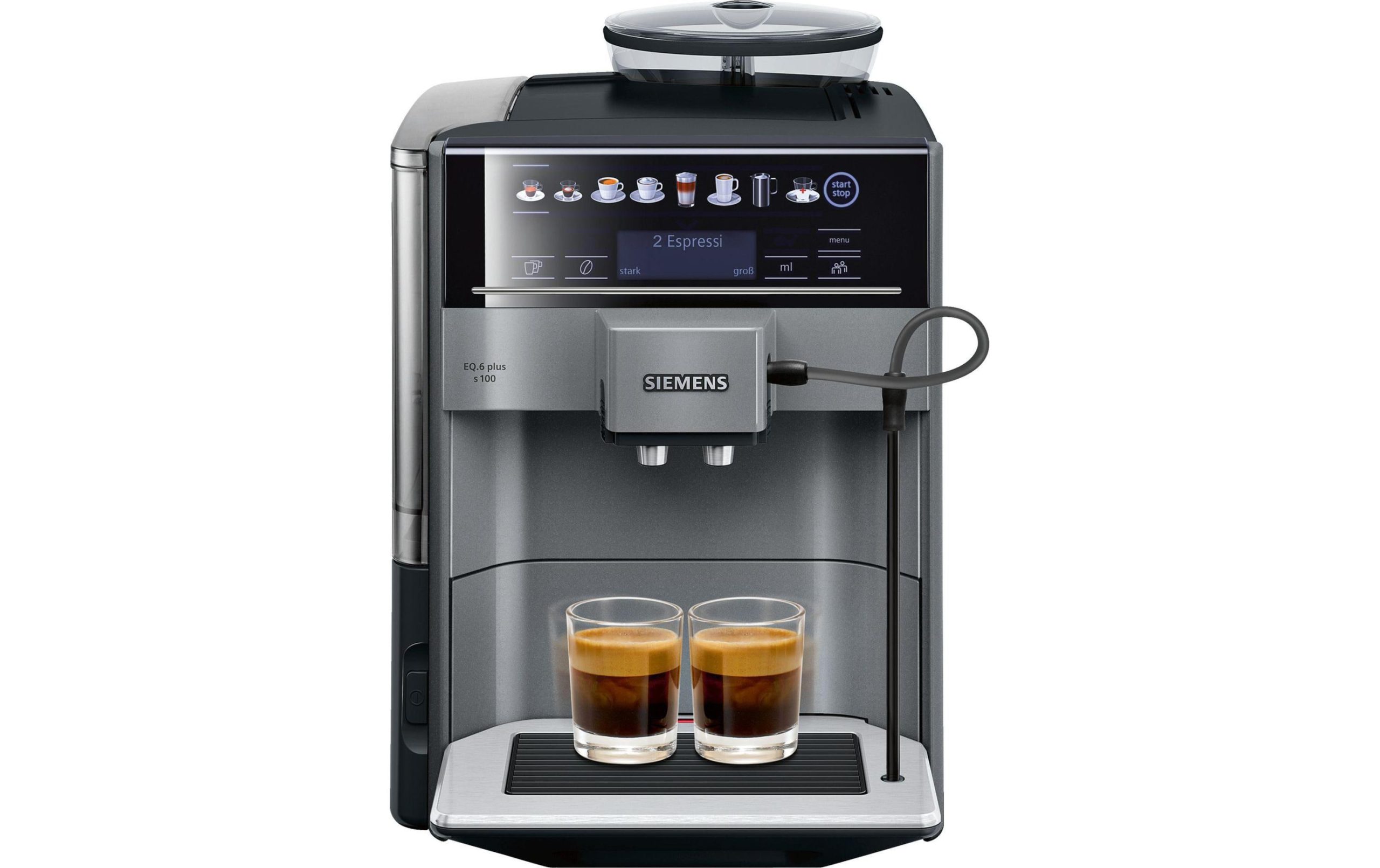 Siemens Kaffeevollautomat EQ.6 plus s100 Schwarz