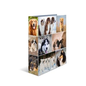 HERMA Ordner Hunde 7 cm, Mehrfarbig