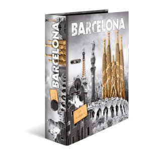 HERMA Ordner Barcelona 7 cm, Mehrfarbig