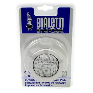 Bialetti Dichtung & Filterplatte Venus, Kitty, Musa, 4 Tassen