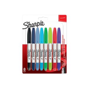 Sharpie Permanent-Marker Twin Tip 8 Stück