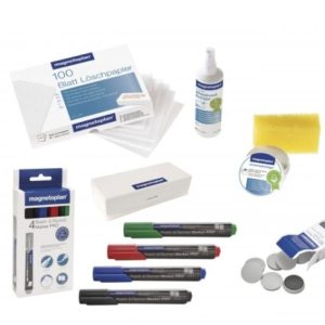 Magnetoplan Zubehör-Set Whiteboard 6-teilig