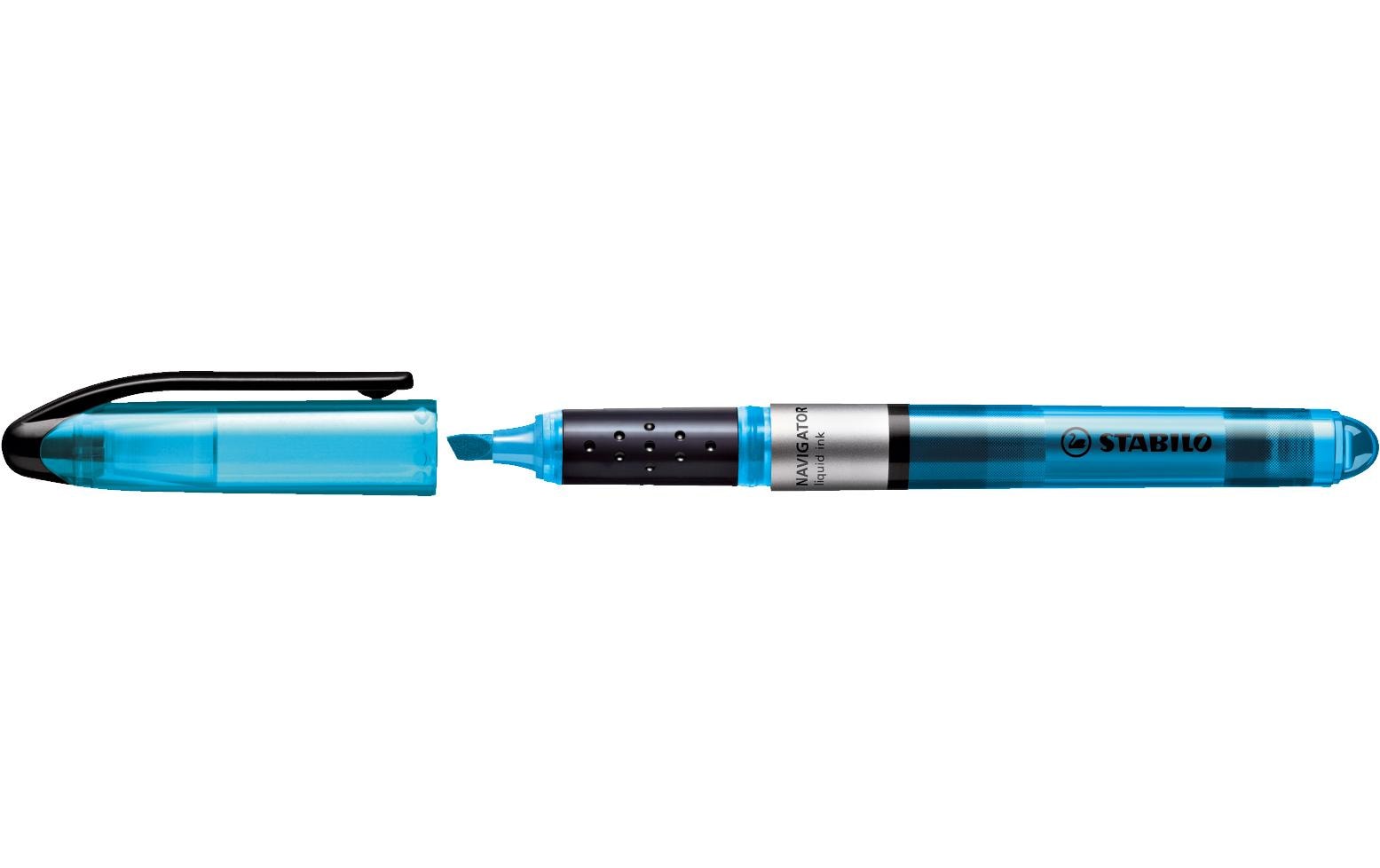 STABILO Textmarker Navigator Blau, 10 Stück 2