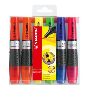 STABILO Textmarker Luminator 6 Stück Mehrfarbig