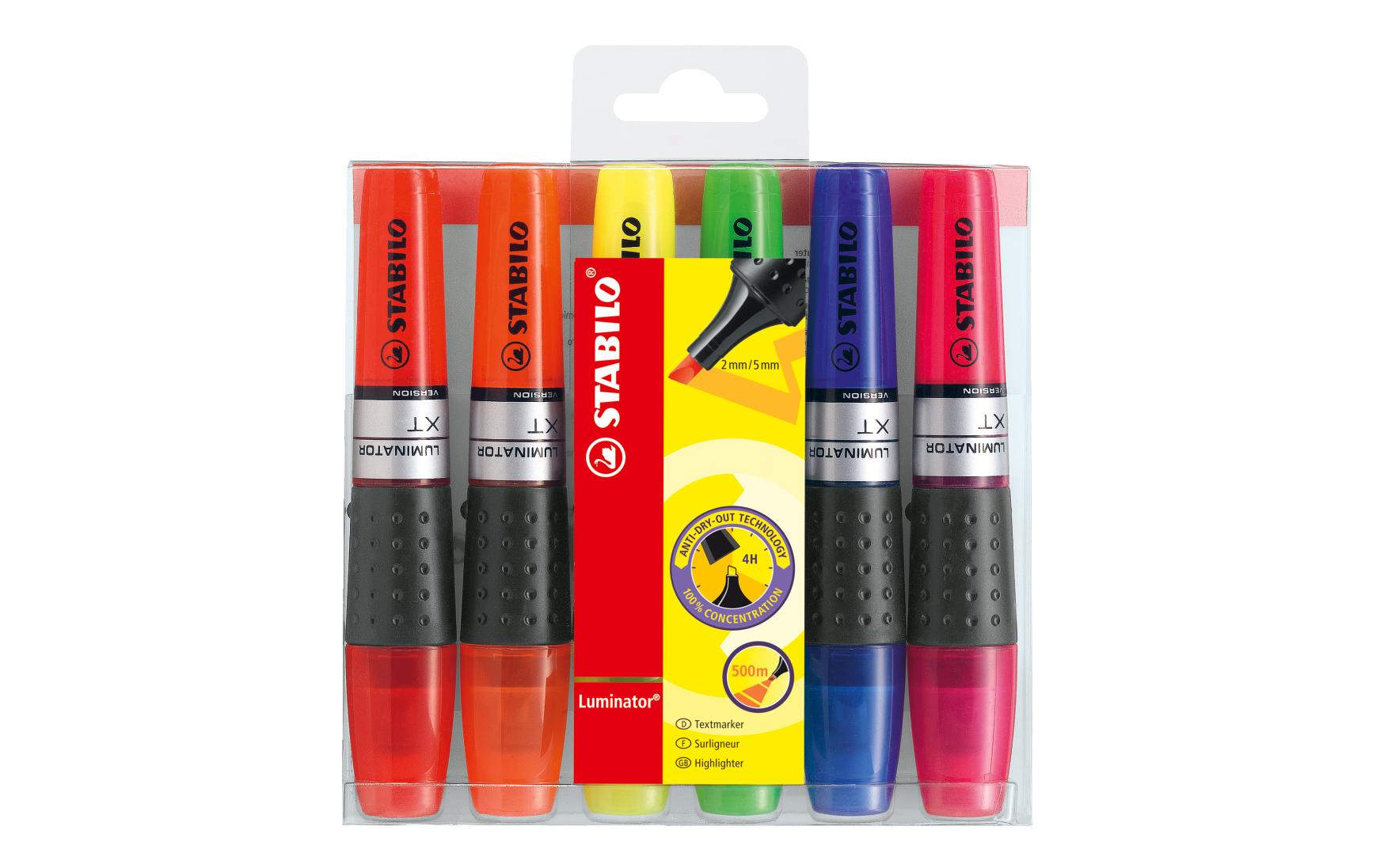 STABILO Textmarker Luminator 6 Stück Mehrfarbig 1