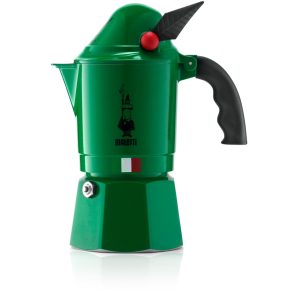 Bialetti Espressokocher Break Alpina 3 Tassen, Grün
