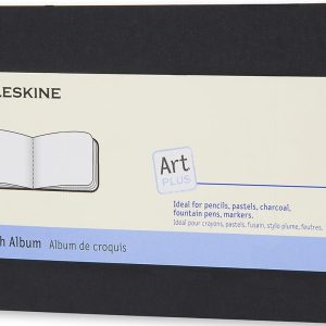 Moleskine Notizbuch A6 Blanko, Schwarz