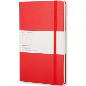 Moleskine Notizbuch Classic A5 Blanko, Rot, 240 Seiten