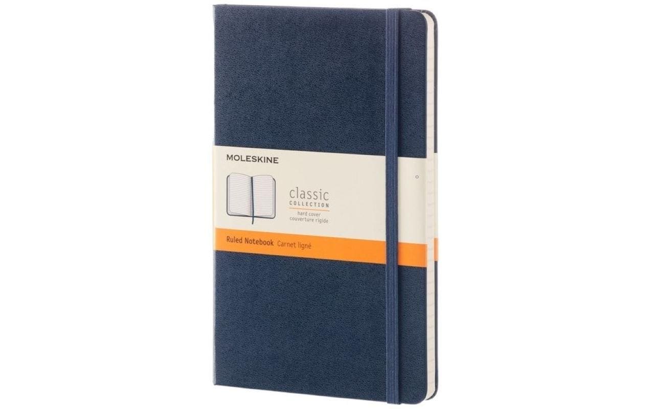 Moleskine Notizbuch Classic A5 Liniert, Dunkelblau, 240 Seiten 3 Moleskine Notizbuch Classic A5 Liniert, Dunkelblau, 240 Seiten